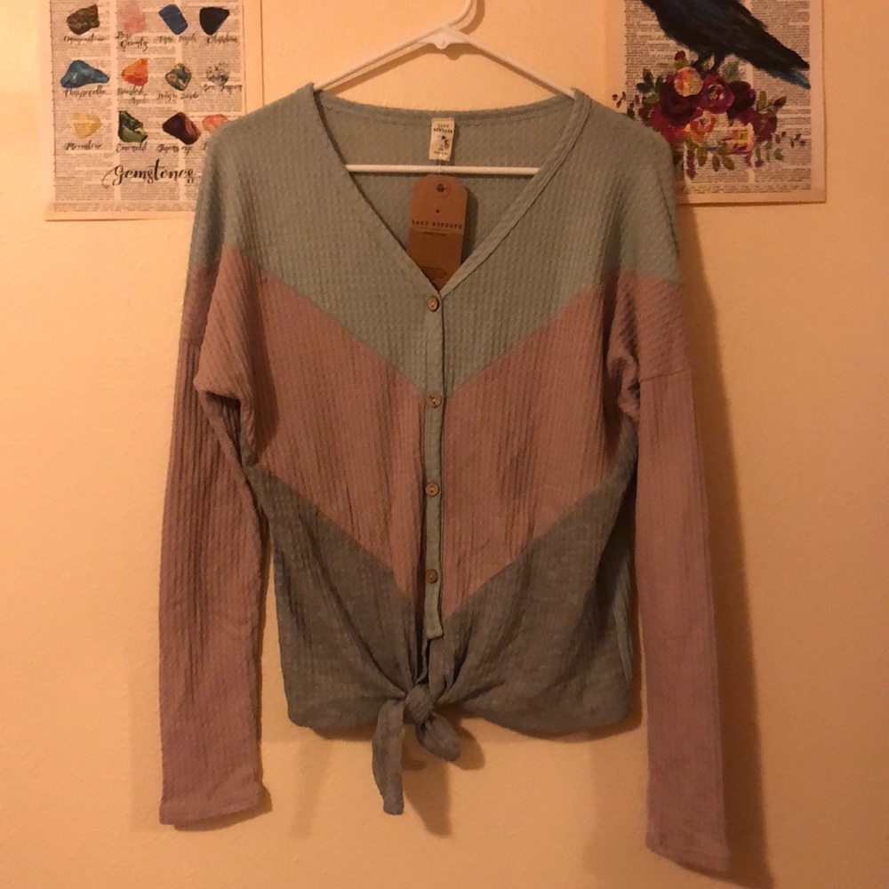 Multicolor Knotted shirt